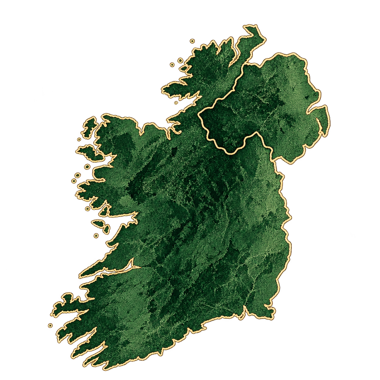 Sagoma dell'Irlanda